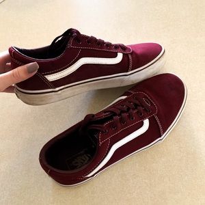 Maroon Vans